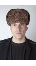 Mütze aus Persianer Pelz – russischer Stil - Braun